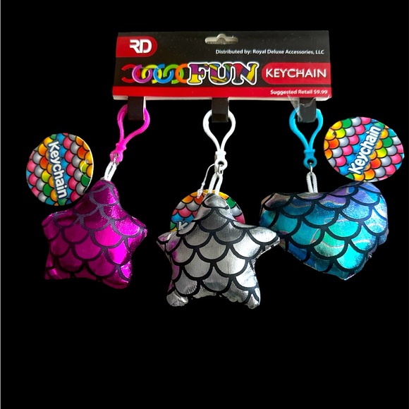 Keychain accessories 3 total - Picture 1 of 1